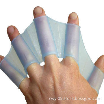 New Arrival Blue Silicone Swim, Webbed Gloves Various Colors are Available